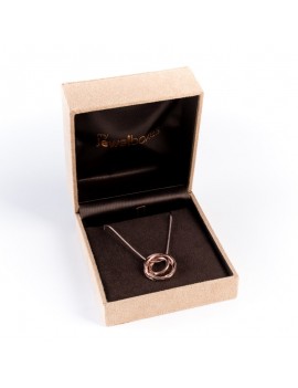 Estuche forrado Ante para colgante