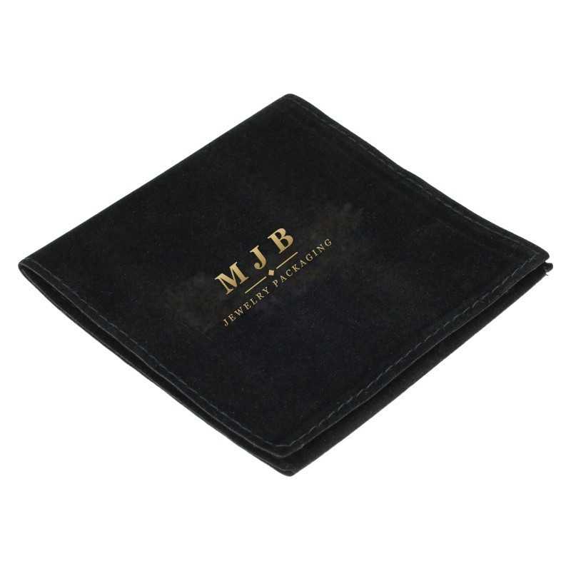 Sacchetto scamosciato Nero 100×100 mm BAN73-N | MyJewelBoxes