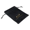 Black Faux Suede Bag 105×145 mm BAN61N | MyJewelBoxes
