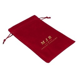 Bolsa de camurça sintética Bordô 120×180 mm BAN62B | MyJewelBoxes