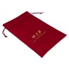 Sacchetto in similcamoscio bordeaux 160×250 mm BAN64B | MyJewelBoxes