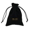 Black Faux Suede Bag 105×145 mm BAN61N | MyJewelBoxes