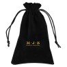 Pochon en suédine noir 120×180 mm BAN62N | MyJewelBoxes