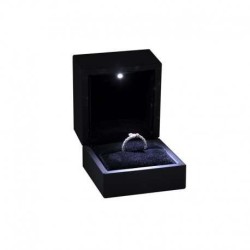 LED-light Jewellery Box for Rings 60×65×50 mm LED1A | MyJewelBoxes