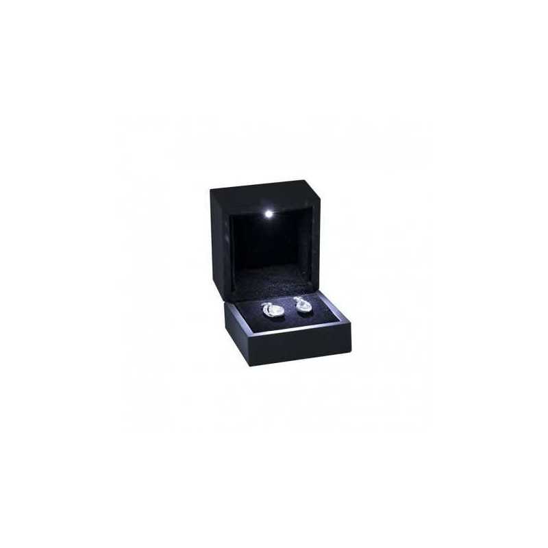 Etui mit LED-Licht für Ohrringe 60×65×50 mm LED2P | MyJewelBoxes