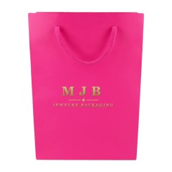 Sac en Papier Mat 180x250x100 mm · Fuchsia · BPM180FX