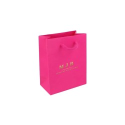 Matte Paper Bag 120x150x65 mm · Fuchsia · BPM120FX | MyJewelBoxes