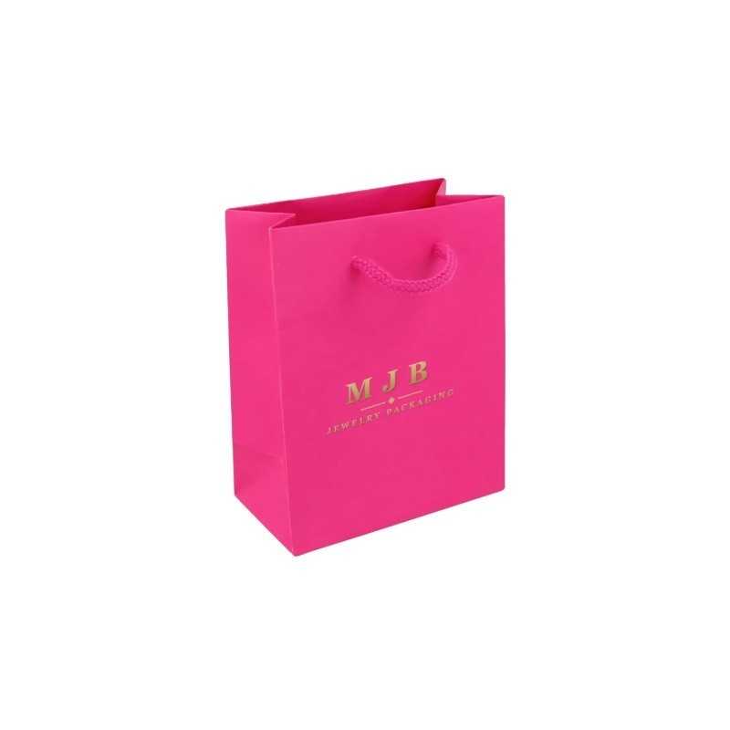 Sac en Papier Mat 120x150x65 mm · Fuchsia · BPM120FX