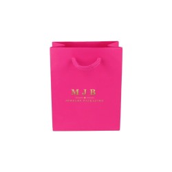 Sac en Papier Mat 120x150x65 mm · Fuchsia · BPM120FX