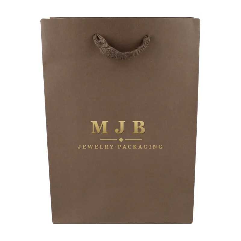 Eco Paper Bag 180x250x100 Brown | MyJewelBoxes