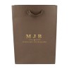 Bolsa de papel eco marrón para joyería y bisutería con logotipo dorado MyJewelBoxes - BPE180M 180 x 250 x 100 mm