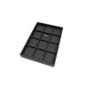 Jewellery tray for rings 160x225x30 mm - Black | MyJewelBoxes
