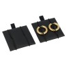 Jewellery tray for hoop earrings 160x225x30 mm - Black