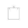 Vassoio portagioie per ciondoli 160x225x30 mm - Nero