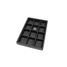 Schmucktablett für Anhänger mit Haken 160x225x30 mm - Schwarz