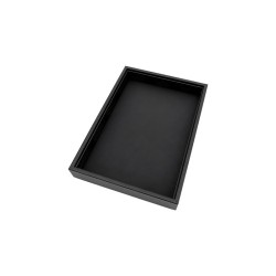 Jewellery tray for universal use 160x225x30 mm - Black