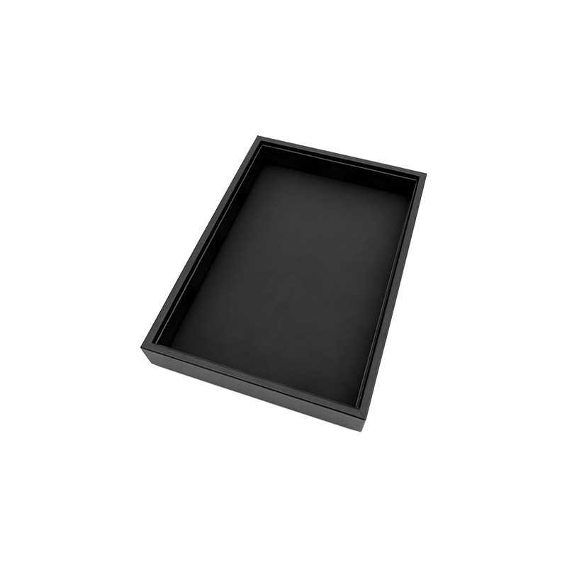 Jewellery tray for universal use 160x225x30 mm - Black