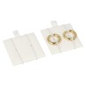 Bandeja de joalharia para argolas 160x225x30 mm - Branco