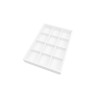Schmucktablett für 12 Fächer 160x225x30 mm - Weiß | MyJewelBoxes