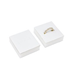 Schaumstoffeinsatz für Ringe 45x50 mm - Weiß | MyJewelBoxes