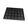 Jewellery tray for 24 wedding rings 315x225x30 mm - Black