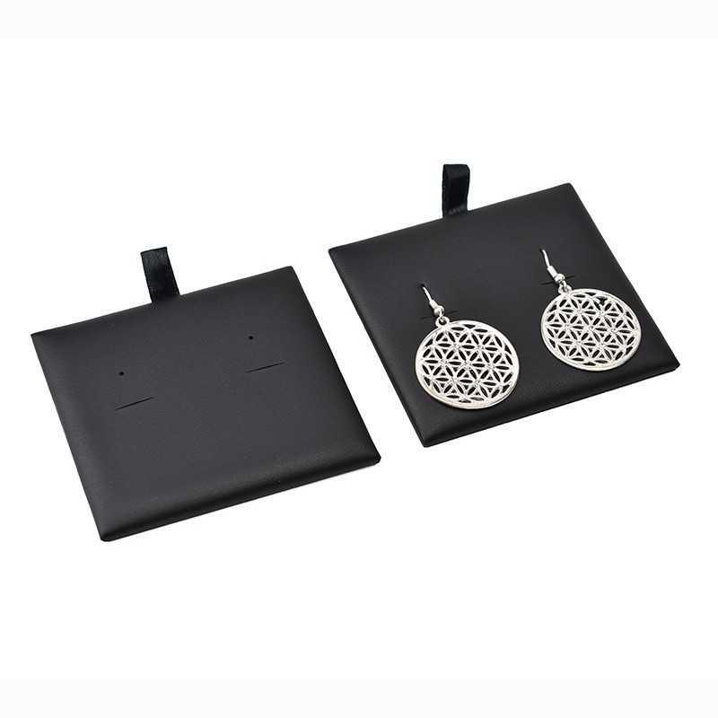 Foam insert for earrings 71x66 mm - Black | MyJewelBoxes