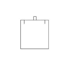 Foam insert for pendants 71x66 mm - Black | MyJewelBoxes