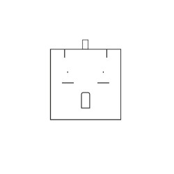 Bloco de espuma para conjuntos 71x66 mm - Preto | MyJewelBoxes