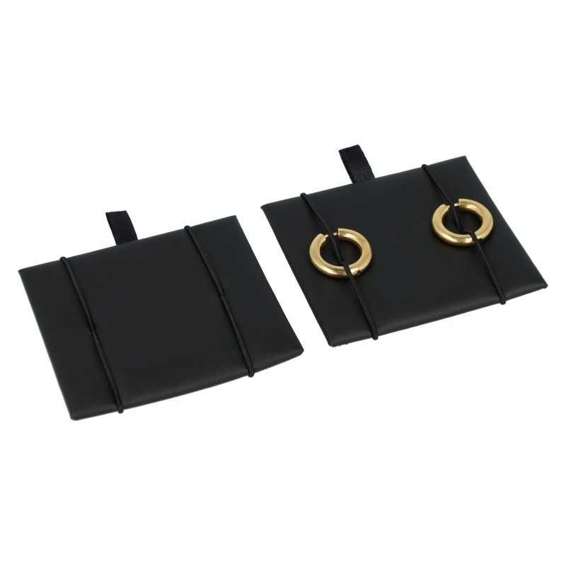 Schaumstoffeinsatz für Creolen 71x66 mm - Schwarz | MyJewelBoxes