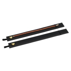 Taco de espuma forrado en polipiel negro para pulseras, 22x210 mm - T-PU-N