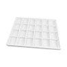 Jewellery tray for 24 compartments 315x225x30 mm - White