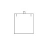 Schaumstoffeinsatz für Anhänger 46x50 mm - Weiß | MyJewelBoxes