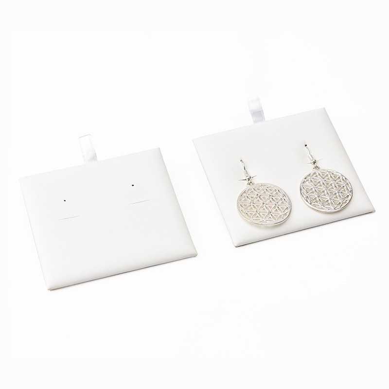 Foam insert for earrings 71x66 mm - White | MyJewelBoxes