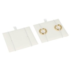 Schaumstoffeinsatz für Creolen 71x66 mm - Weiß | MyJewelBoxes