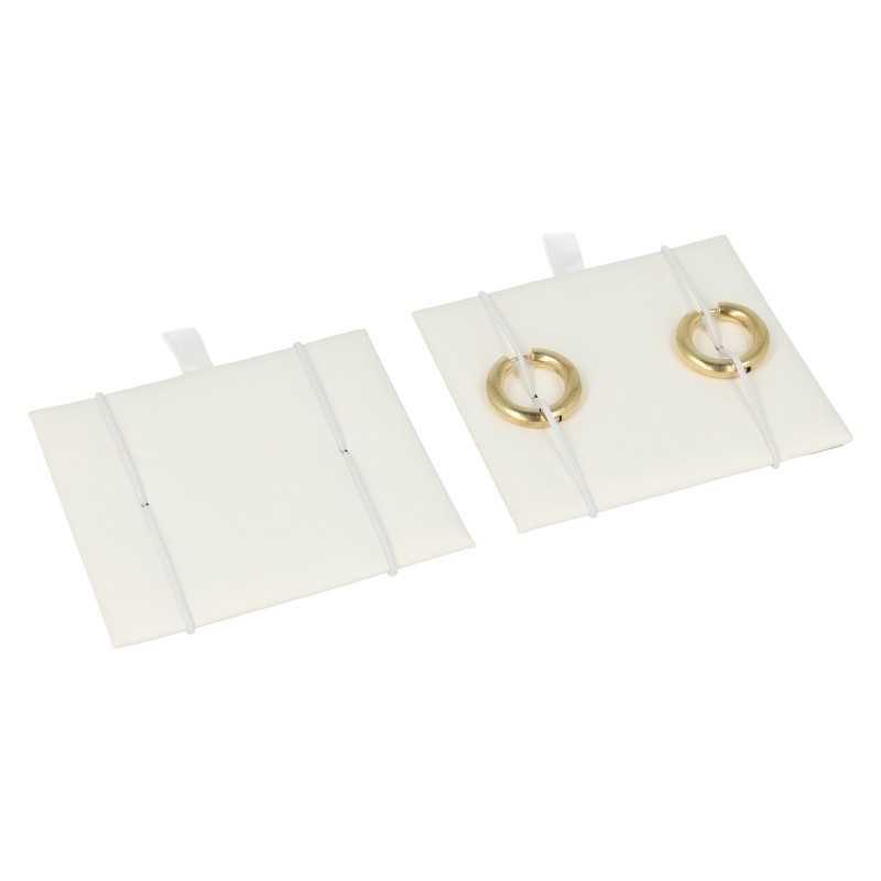 Foam insert for hoop earrings 71x66 mm - White | MyJewelBoxes