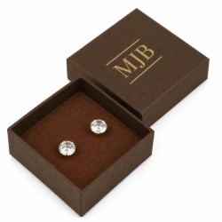 SAV0 box closed, showing the customisable gold logo on the lid