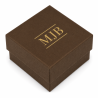 Inside the SAV2 box, with a reversible flocked foam insert in brown and white