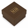 Interior de la caja SAV2 con espuma flocada reversible en marrón y blanco