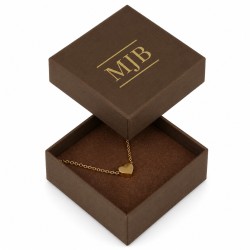 Caja SAV3 cerrada, con el logotipo dorado personalizable en la tapa
