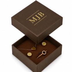 Interior de la caja SAV3 con espuma flocada reversible en marrón y blanco