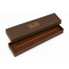 Caixa para pulseiras 235×54×26 mm SAV6, papel texturizado castanho — Série Savannah