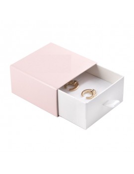 Caja de carton para joyas con tirador. Cajoncito para anillo de joyeria y Bisuteria