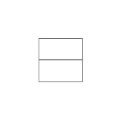 Interior diagram of the jewellery box for Rings CHA1S-M, inner dimensions 49x49x36 mm