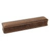 Closed jewellery box for Bracelets CHA4PE-M in brown velvet, 239x56x38 mm
