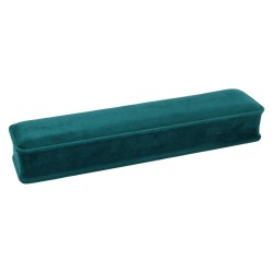 Estuche para Pulseras CHA4PE-V cerrado, en terciopelo verde, 239x56x38 mm
