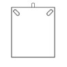 Interior diagram of the jewellery box for Necklaces CHA5C-M, inner dimensions 104x143x30 mm