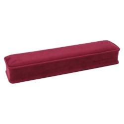 Geschlossenes Samt-Etui für Armbänder in Bordeaux, 239x56x38 mm - CHA4PE-BU