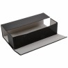 Custodia pieghevole per occhiali nera effetto metallizzato GAF4P-N, vista aperta