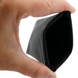 Estuche blando con terciopelo para gafas negro GAF6B-N, en uso