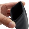 Estuche blando con terciopelo para gafas negro GAF6B-N, en uso